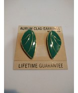 Vintage Aurum Clad Earrings Made in USA - £7.82 GBP