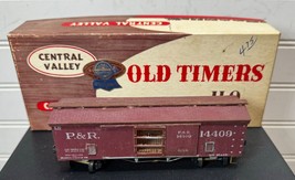 HO Central Valley Built Wood P&amp;R Old Timer Ventilated Box Car Philly &amp; R... - £19.93 GBP