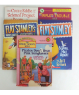 Lot Of 5 Mixed Children&#39;s Paperback Scholastic Books Flat Stanley &amp; More - $217.26 MXN