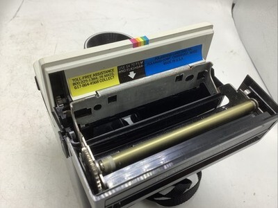Polaroid One Step Instant Land Camera SX-70 Rainbow Stripe White Item image 8