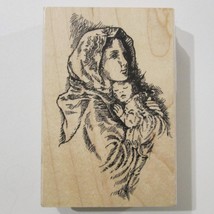 Stampendous Madonna And Child Rubber Stamp P106 Christian Religious - $14.82