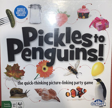 Pickles to Penguins! - The Quick Thinking Picture Linking Party Game New - $21.03