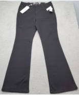 Seven7 Slim Flare Jeans Women&#39;s 14 Black Denim Cotton 5-Pocket Flat Fron... - $29.30