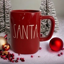 Rae Dunn Christmas Holiday &quot;SANTA&quot; Red Mug Large Letter Farmhouse Coffee... - £17.28 GBP