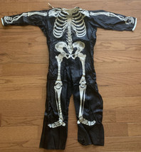 Old 1960s Spooky Skeleton Outfit Only No Mask Halloween Vintage Costume - $20.00