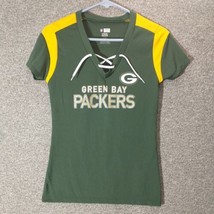 Green Bay Packers Shirt Womens NFL Team Apparel TX3 Cool Shimmer Top Siz... - £9.33 GBP