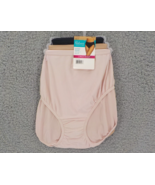 RADIANT BY VANITY FAIR 3 PK HI-CUT PANTIES 4XL SZ 11 STRETCH PINK TAN BL... - £10.29 GBP