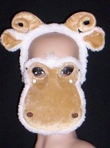 2 pc Lamb Mask Ram Horns Headband Billy Goat Gruff Chop Sheep Zodiac Ari... - $235.98 MXN