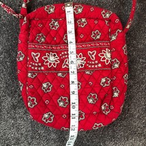 Vintage Vera Bradley Crossbody Bag Red Bandana Boho Hipster Purse - £9.79 GBP