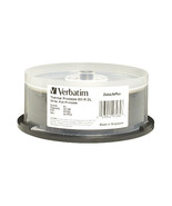 Verbatim 97284 BD-R DL 25PK SPINDLE 50GB 8X WHITE THERMAL PRINTABLE - HA... - $231.62 CAD