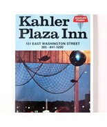 1970s Kahler Plaza Inn Hotel Restaurant Orlando Florida Brochure Vintage... - $34.27 CAD