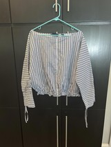 Stylish Striped Scotch &amp; Soda Off-Shoulder Top - $738.11 MXN