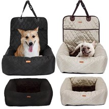 Vrumies 2 In 1 Pet Dog Carrier Folding Car Seat Pad Thickened Multi-purpose Pet  - £82.85 GBP
