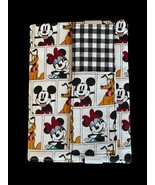 New Handmade Mickey Mouse Quilted Journal &amp; Pen Holder Set (Journal Incl... - $10.00