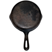 Vintage Unmarked Wagner Ware 6 1/2&quot; #3 A Cast Iron Skillet Pan MADE IN USA - £7.08 GBP