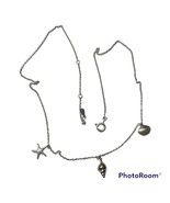 vintage Sea Life Jewelry Charms and Necklace Sterling - €81,19 EUR