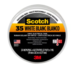 Scotch 7100157729 #35 x 66 ft. x 7 mil Vinyl Electrical Tape - $17.58