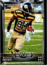 2015 Topps #326 Antonio Brown Pittsburgh Steelers - £1.40 GBP