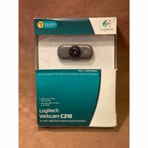 Logitech C210, 1.3MP Webcam- 960-000617, NEW, SEALED, (Damaged Box) - £11.61 GBP