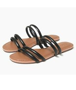 J Crew Black Seaside Slide Strappy Sandals 8 NEW - $46.50 CAD