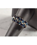 Womens Vintage Estate 10k Yellow Gold Modernist Ring 3.2g E4371 - €320,92 EUR