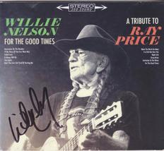 2X Signed Willie Nelson Cd Autographed w/ COA For The Good Times - £118.02 GBP