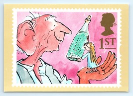 1993 Big Friend Giant Characters Stamp Design Postcard - $5.95
