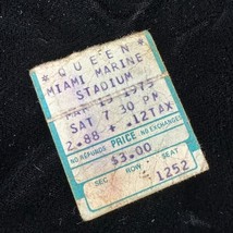 Regina Miami Marino Stadio Concerto Ticket Stub Marzo 15th 1975 Canceled... - $249.45