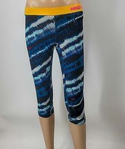 Nike Pro Dry Fit Capri Leggings Static Color Block Blue, Small - £14.05 GBP