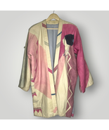 Vintage 1984 Jacqueline Rochester Coat Duster Robe Tapestry Wearable Art Kimono  - £207.81 GBP