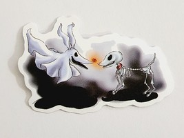 Zero Ghost and Skeleton Dog Super Cute Multicolor Sticker Decal Embellishment - £1.83 GBP
