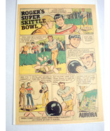 1972 Color Ad Aurora Skittle Bowl Featuring Roger Staubach - £6.29 GBP