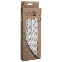 Appetito Paper Straws (Pack of 50) - Cactus - £24.14 GBP