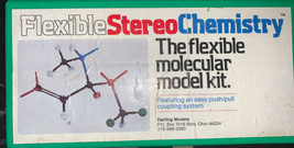 Vintage Tacoma Flexible Stereo Chemistry Molecular Model Kit Complete - £23.27 GBP