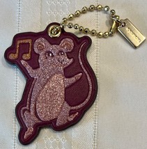 Coach Glitter Party Mouse Chain Handbag Charm Japanese Exclusive - $39.00