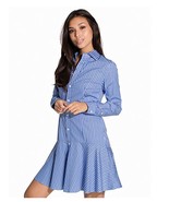 Polo Ralph Lauren Women&#39;s Striped Broadcloth Shirtdress, Blue/Navy - £86.13 GBP