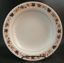 Sango China &#39;Rene&#39; Soup Bowl, Mint Condition, Fall Leaves &amp; Gold Trim  - $12.39