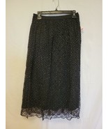 MSRP $99 BAR III Womens Skirt Black Gold Size XS - $561.06 MXN