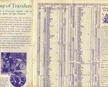 Pacific Greyhound Lines Transcontinental Bus Timetables January 1934  - $64.28