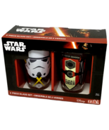 Star Wars Drinking Glasses Imperial Trooper First Order Rule Galaxy Gala... - $29.80 CAD