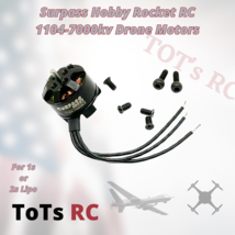 Surpass Hobby 1104 7000kv Brushless Motor 1s-2s For Fixed Wing or Emax F... - $336.30 MXN