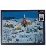 New LANG Snowy Evening PANORAMIC JIGSAW PUZZLE 500 Pieces 2 Ft Wide NIB ... - £33.42 GBP