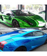 11.8in x 39.3 in Stretchable Chrome Mirror Finish Car Vinyl Waterproof W... - $949.02 MXN