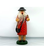Vintage Wooden Shepherd Smoker Raucher 23 cm - $39.00