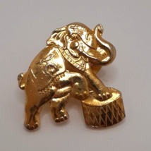 Arabia Shrine Circus Gold Tone Lapel Pin 2001 Vintage - £11.73 GBP