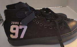 KPOP High Top Sneakers Tennis Shoes Jung Kook FEIYAO High Top Black Size 9 - £11.56 GBP
