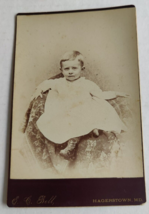 Vintage Cabinet Card Little Boy by E.C. Bell in Hagerstown, Maryland - £14.42 GBP