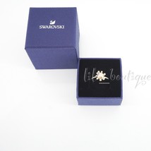 NIB New Swarovski 5482714 Olive Ring Round Golden Crystals Gold Plated Size 52 - £39.92 GBP