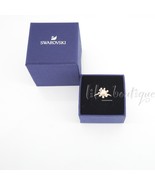 NIB New Swarovski 5482714 Olive Ring Round Golden Crystals Gold Plated S... - £39.81 GBP