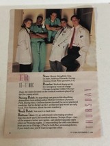 ER Tv Show Print Ad George Clooney Anthony Edwards Noah Wylie Tpa15 - £4.67 GBP